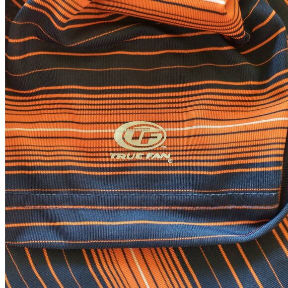 MLB Genuine Merchandise Detroit Tigers Polo. Men's XL. Orange/Blue. - Picture 3 of 7